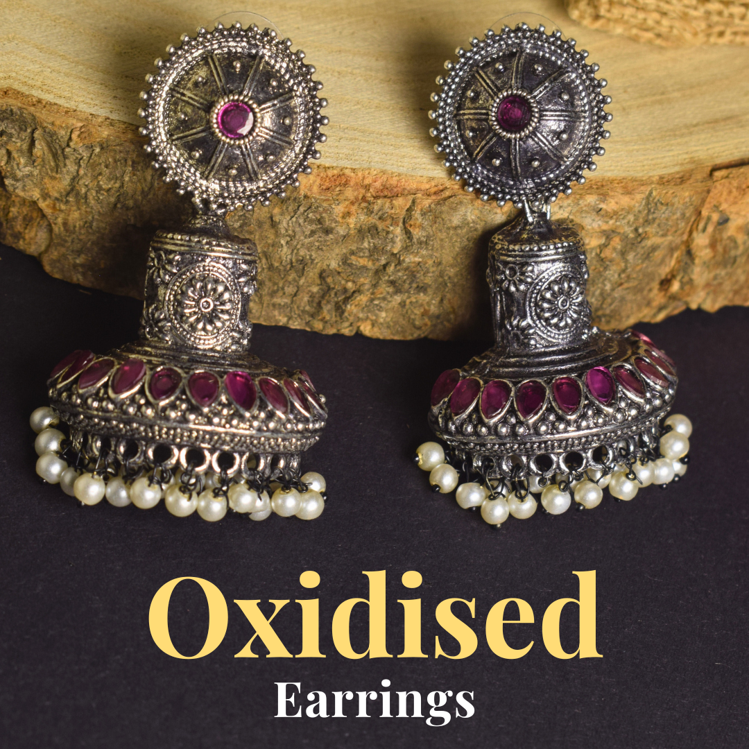 Oxidised Earrings
