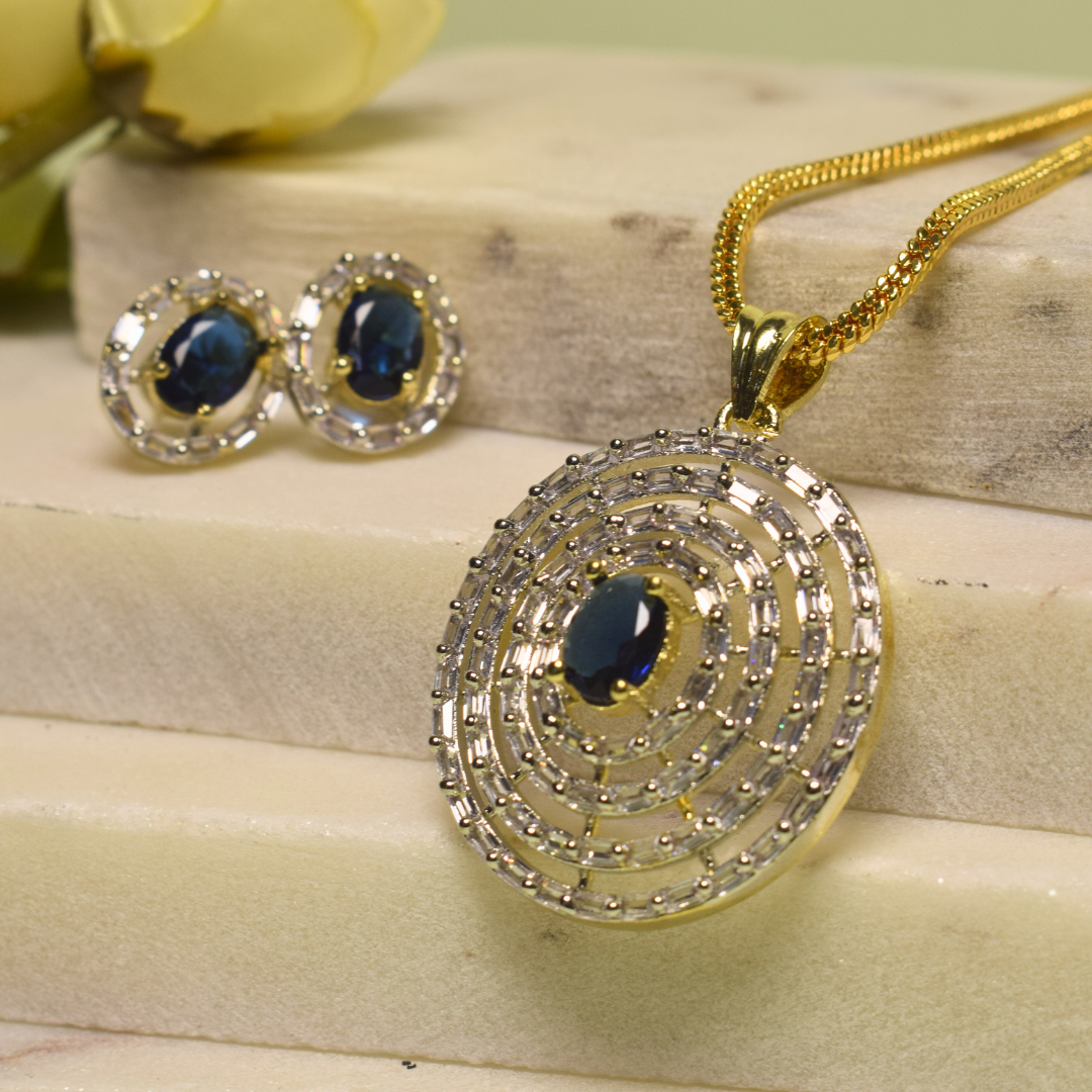 BLUE ELARA PENDENT SENT