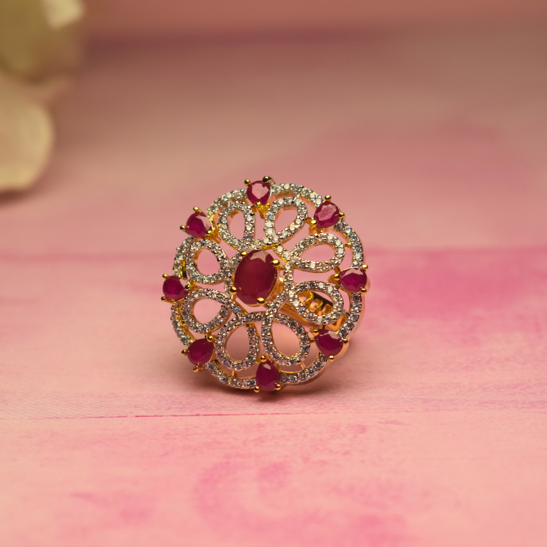 RUBY AD SANGEETA RING