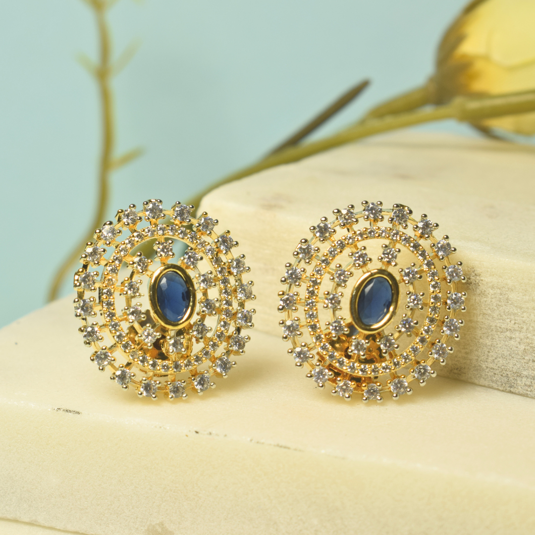 BLUE AARAVI PENDENT SET