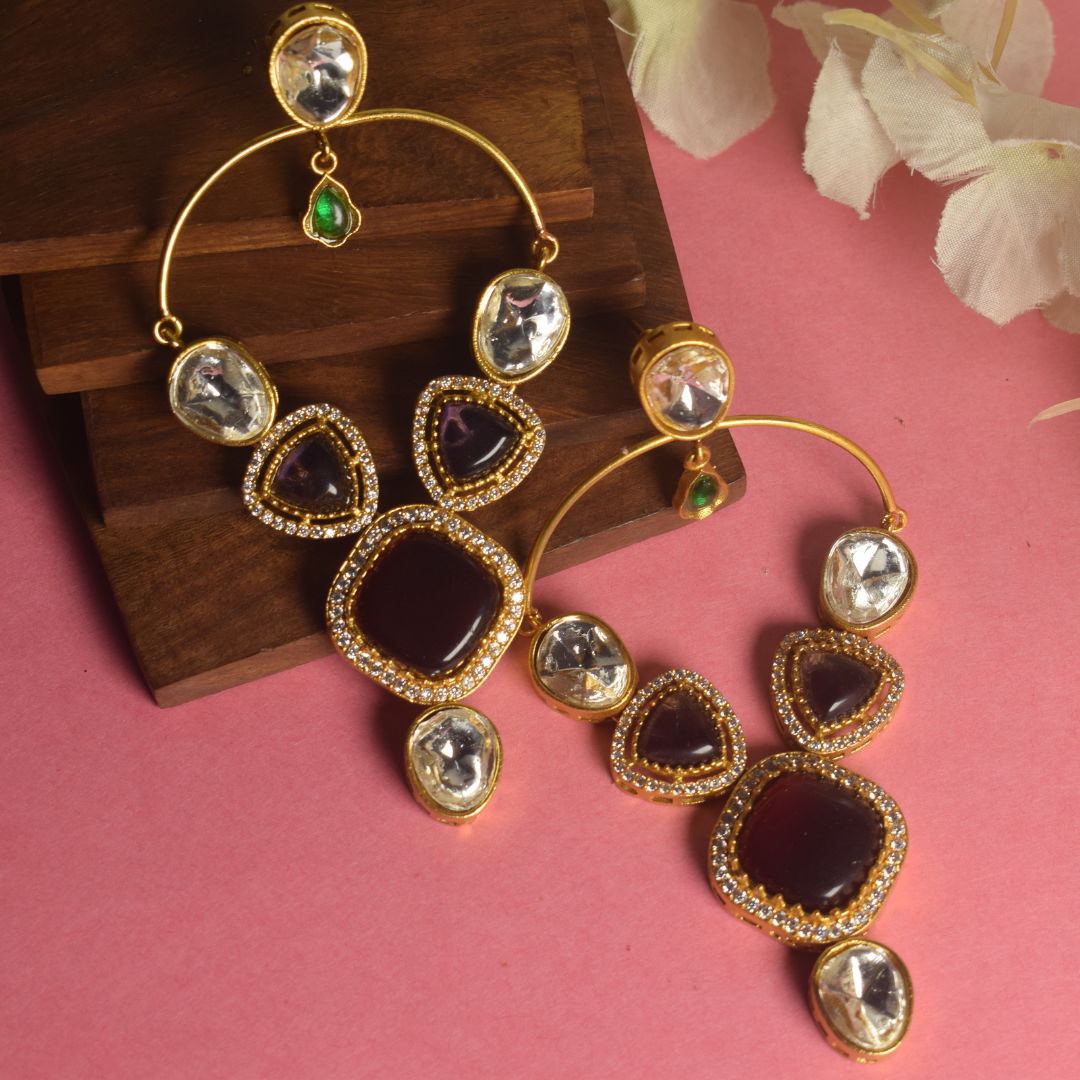 Deepika Long Earrings