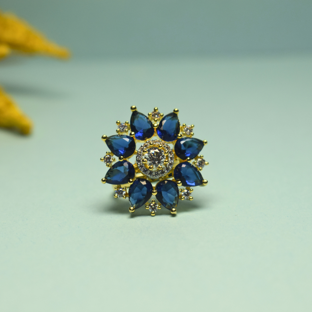 BLUE ANNIKA RING