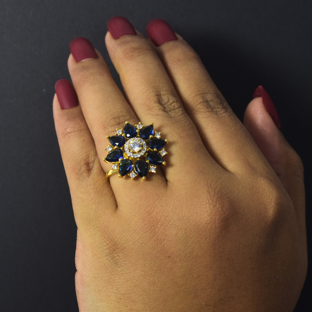 BLUE ANNIKA RING