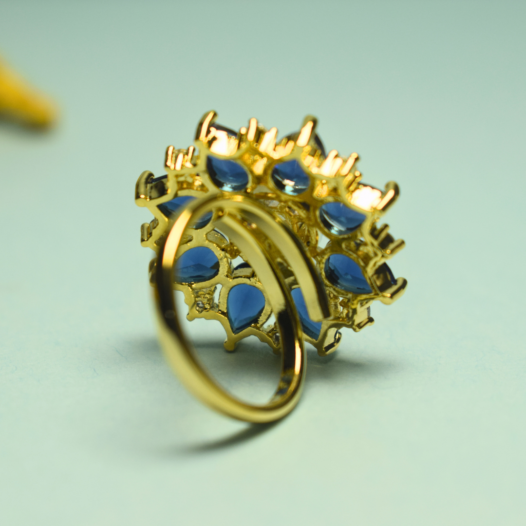 BLUE ANNIKA RING
