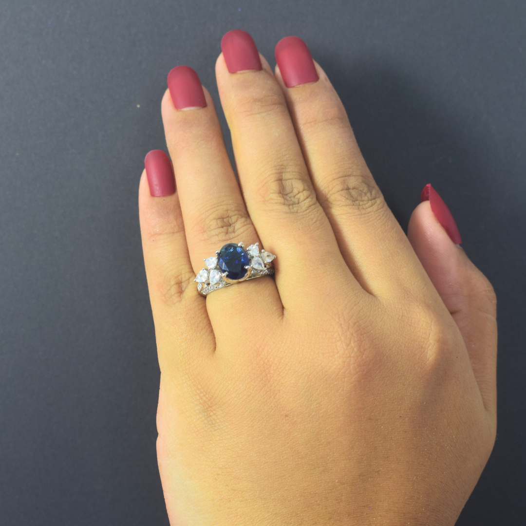 BLUE MANVIKA RING