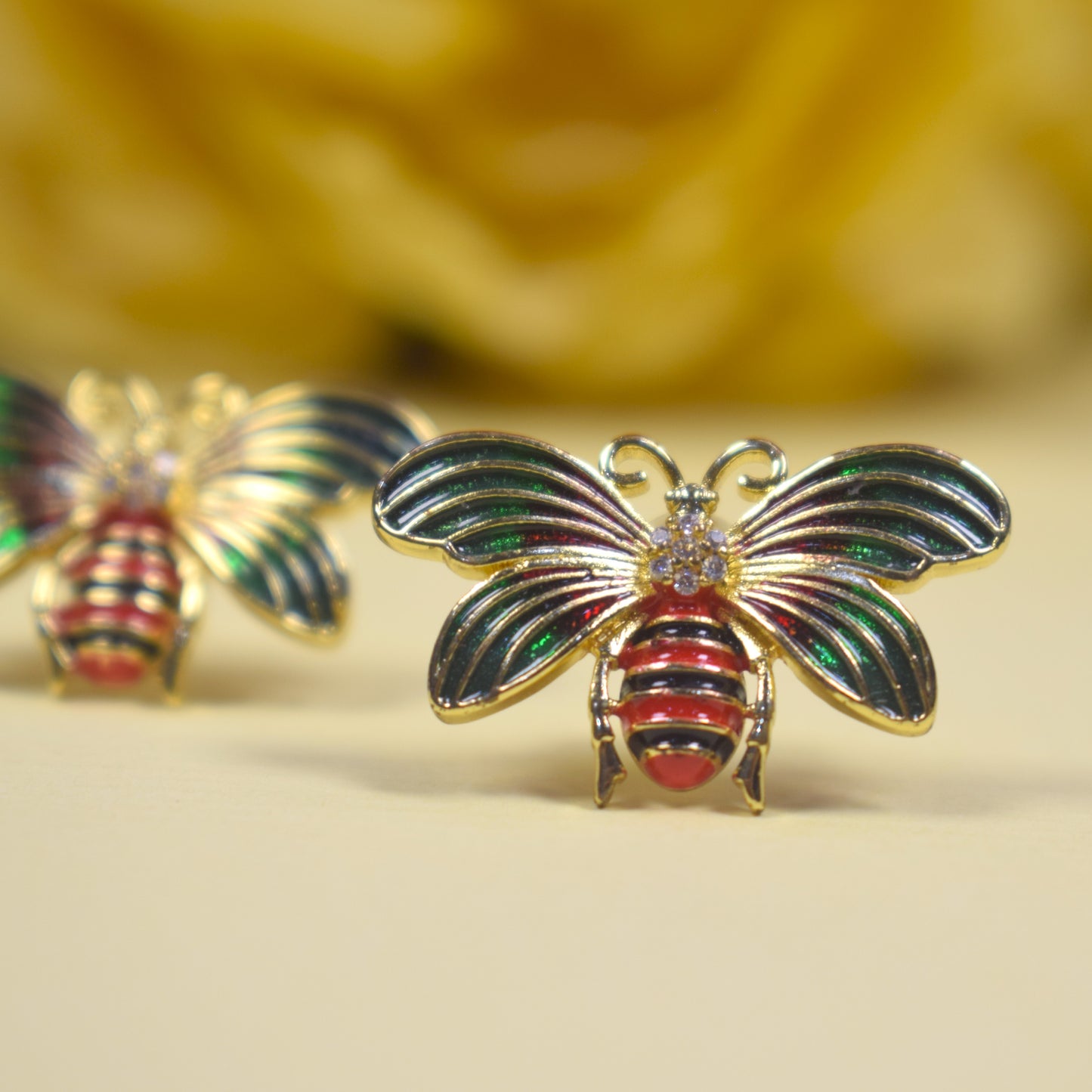 Buzzing Bee Stud Earrings