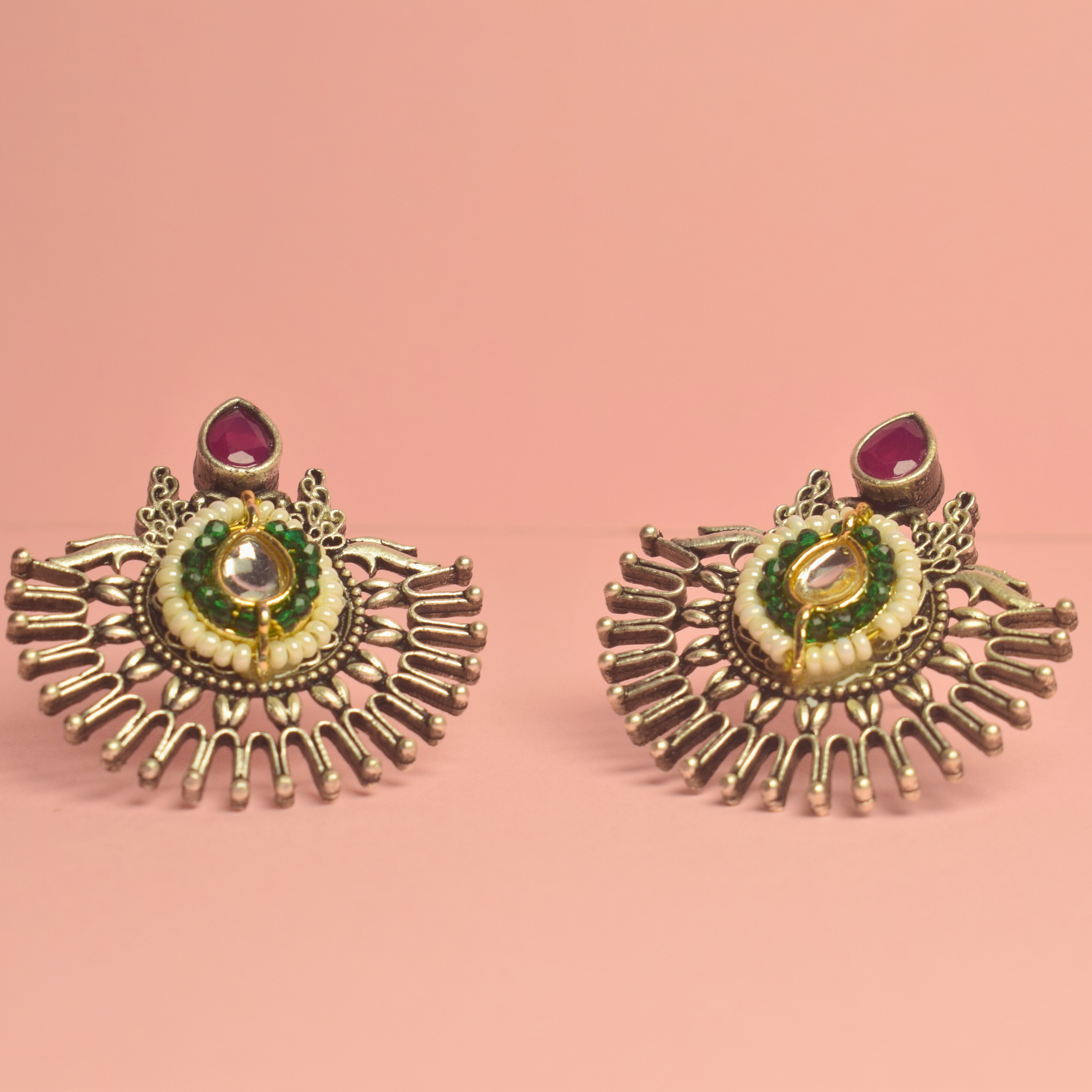 DEVIKA OXIDISED STUDS