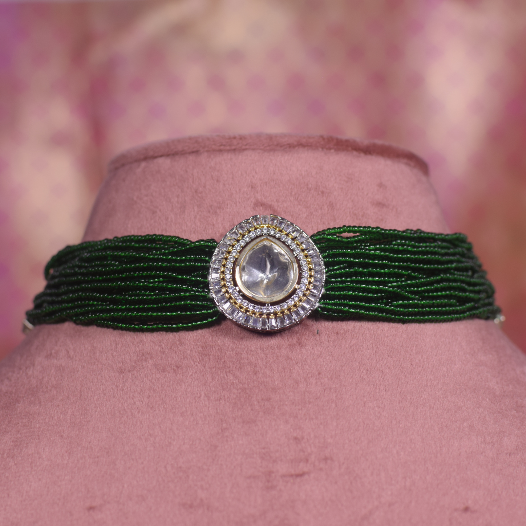 Emerald Sohana Choker Set