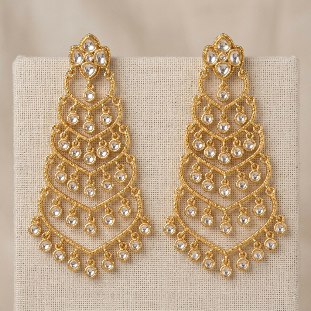 Urmila Premium Gold Danglers