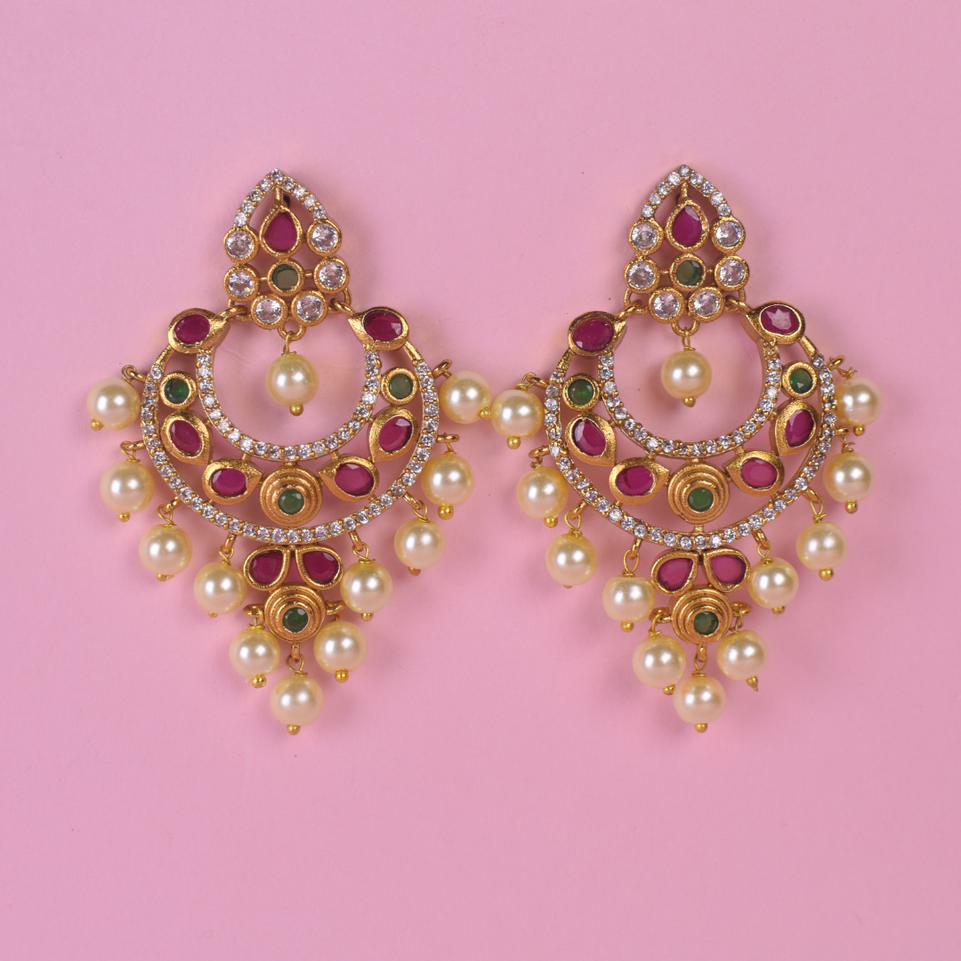 Naintara Temple Earrings