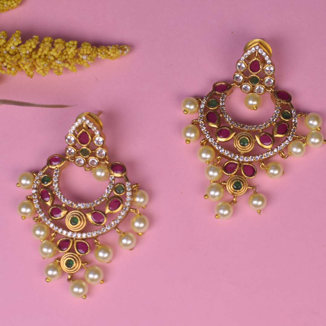 Naintara Temple Earrings