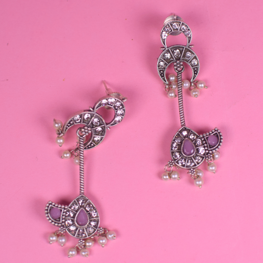 Nidha Long Earrings
