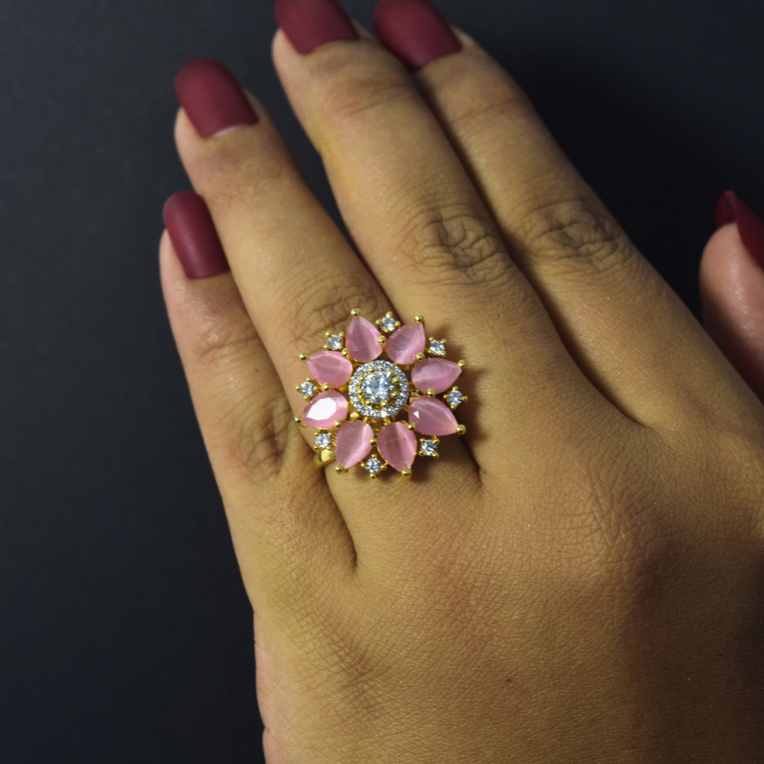 PINK AANIKA RING