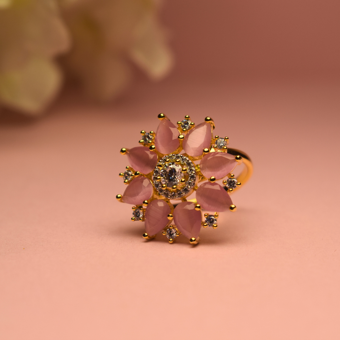 PINK AANIKA RING