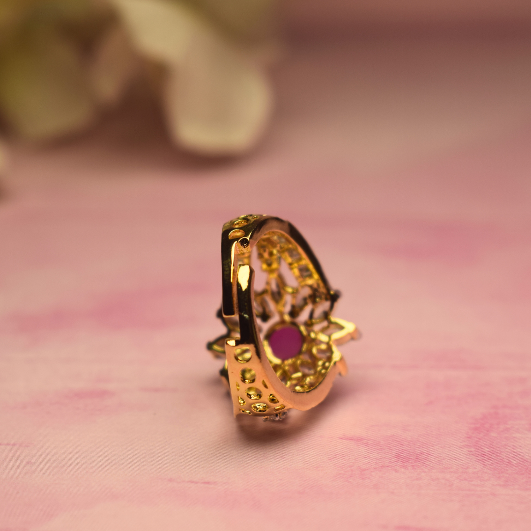RUBY LILY AD RING