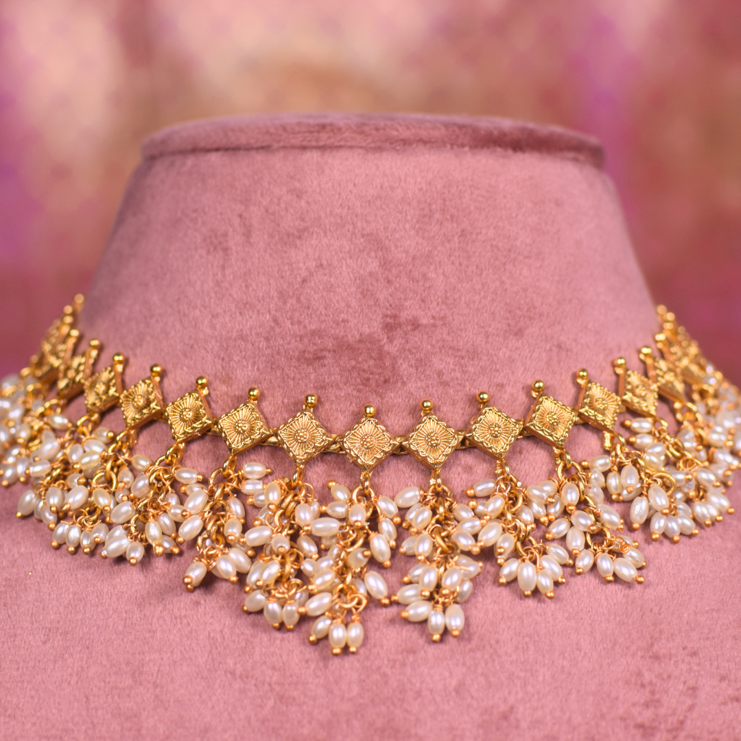 Shri Devi Temple Jewellery Set