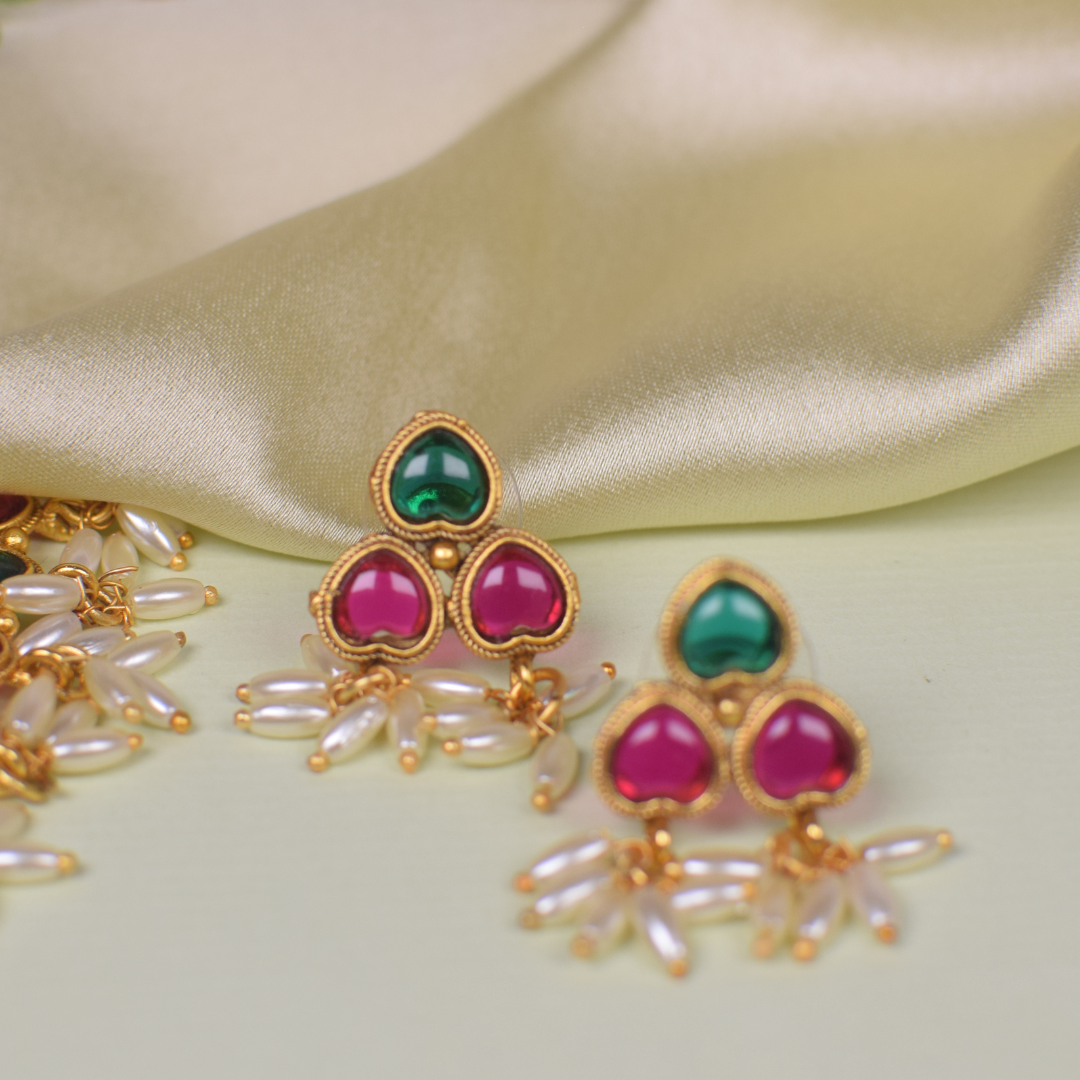 Shri Laxmi Temple Jewellery Set
