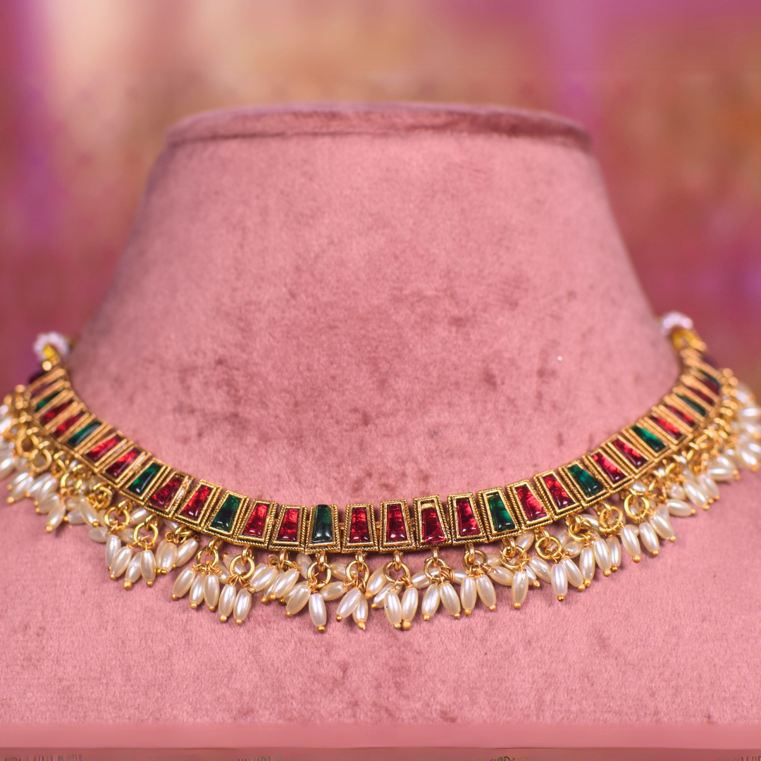 Shri Rupa Temple Jewellery Set