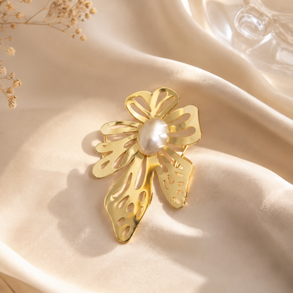 Anti Tarnish Floral Stud Earrings