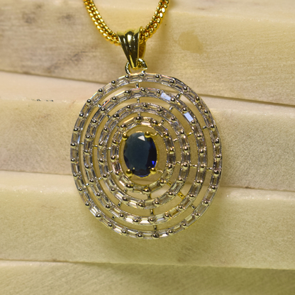 BLUE ELARA PENDENT SENT