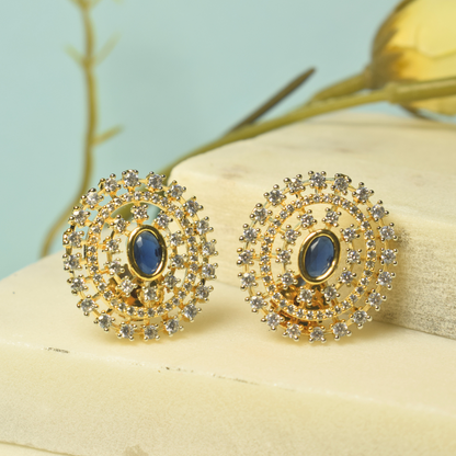 BLUE AARAVI PENDENT SET