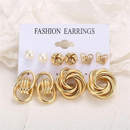 5 Pair in One Daily Wear Earrings for Women
