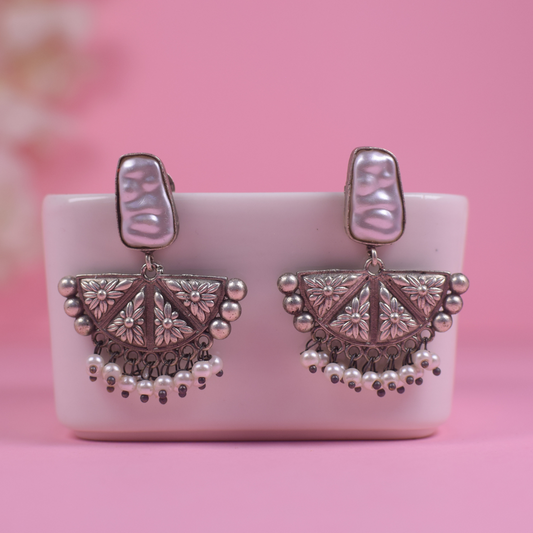 Aradhna Silver Earrings