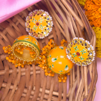 Rupali Meenakari Earrings