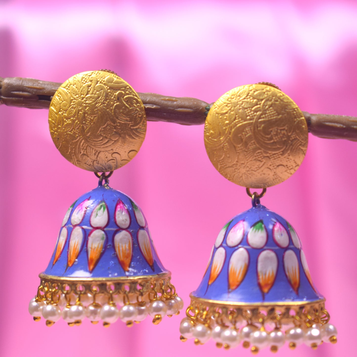 Divya Meenakari Earrings