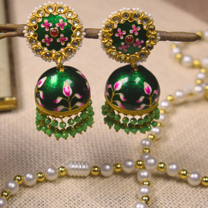 Harita Meenakari Earrings