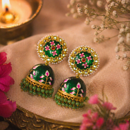 Harita Meenakari Earrings