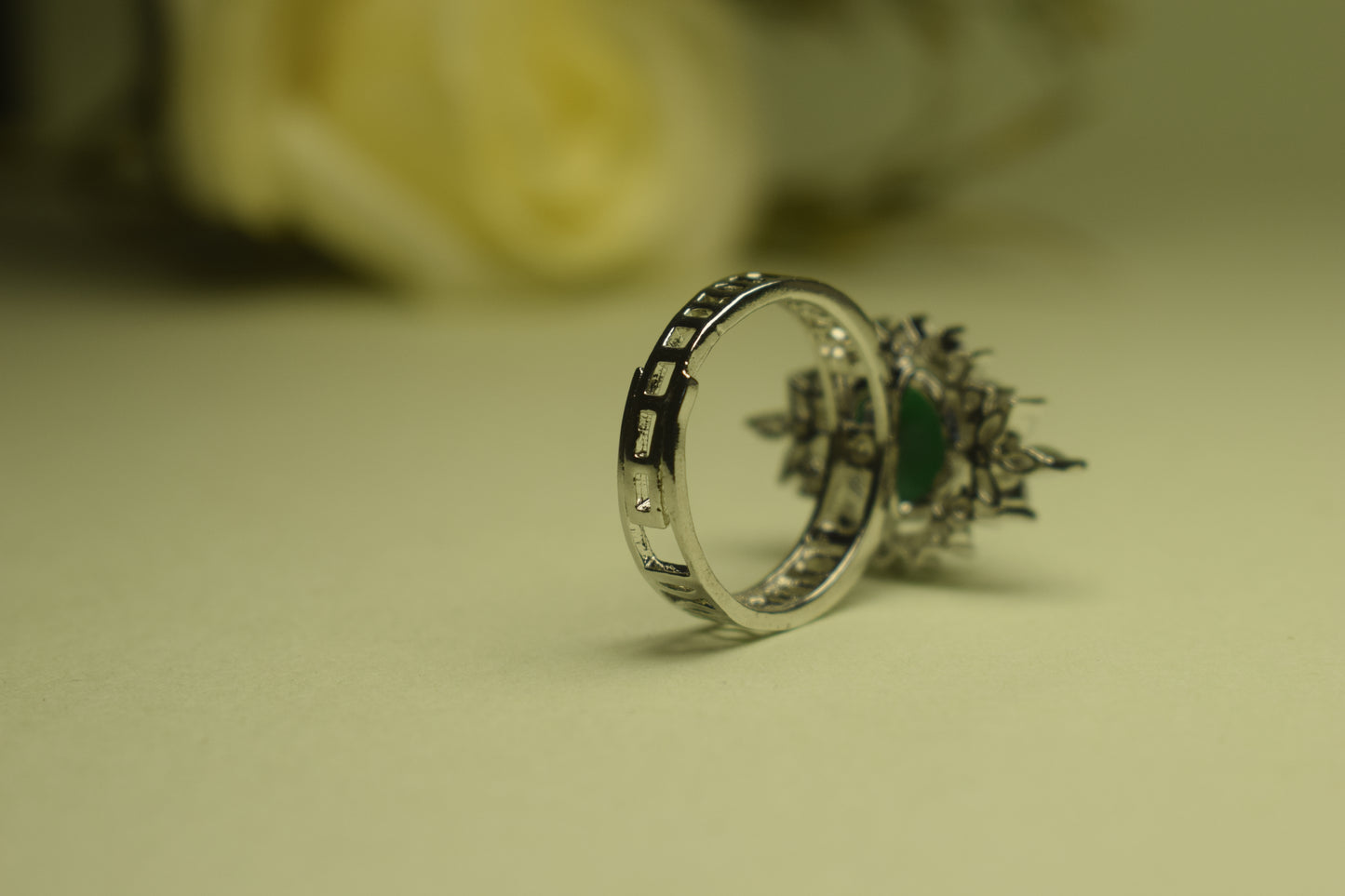 SILVER ZIRCONIA RING
