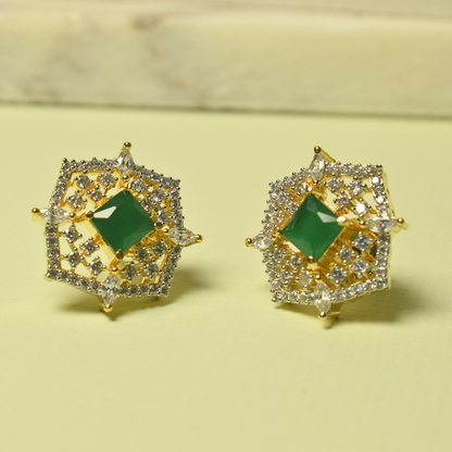 EMERALD DHANI PENDENT SET
