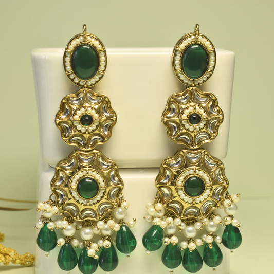 EMERALD RAHA DANGLERS