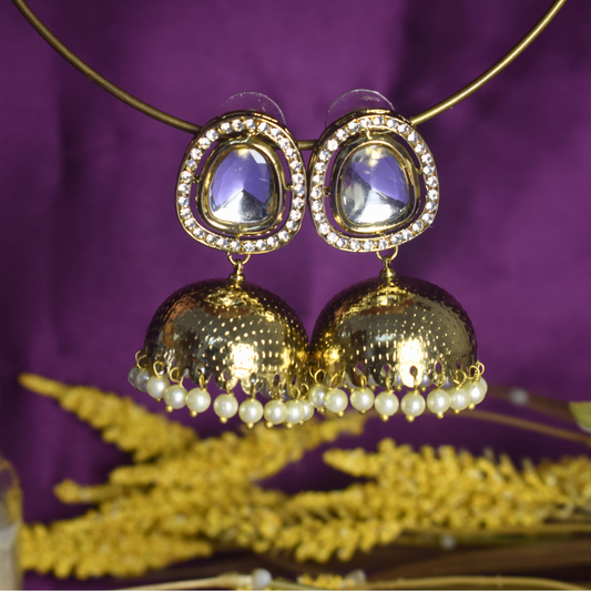 GOLDEN JHANVI JHUMKI
