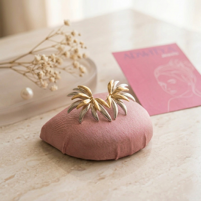 Leaf Stud Earrings