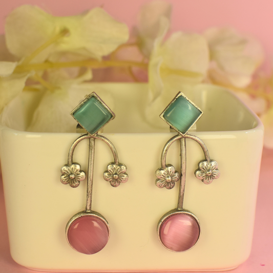 Adwitya Jewels oxidised earrings
