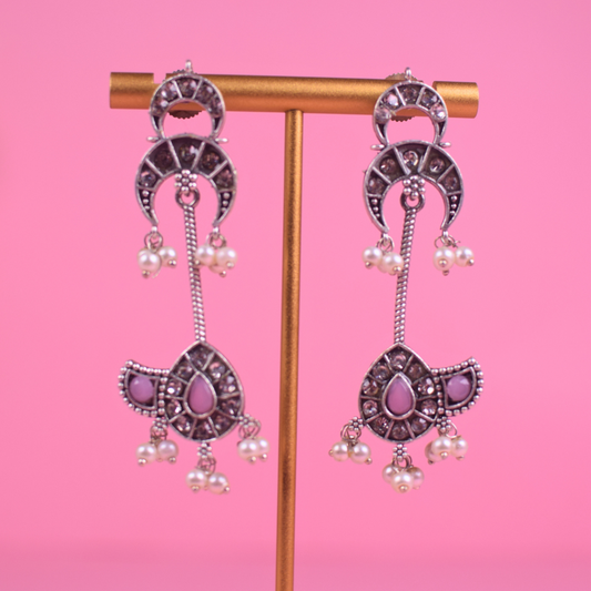 Nidha Long Earrings