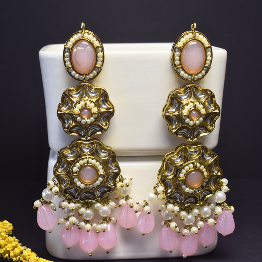 PINK RAHA DANGLERS