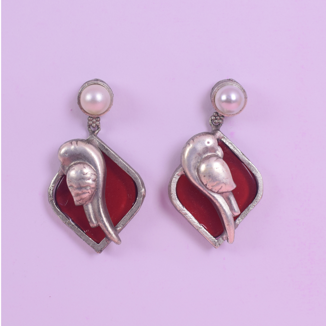Parakeet Earrings