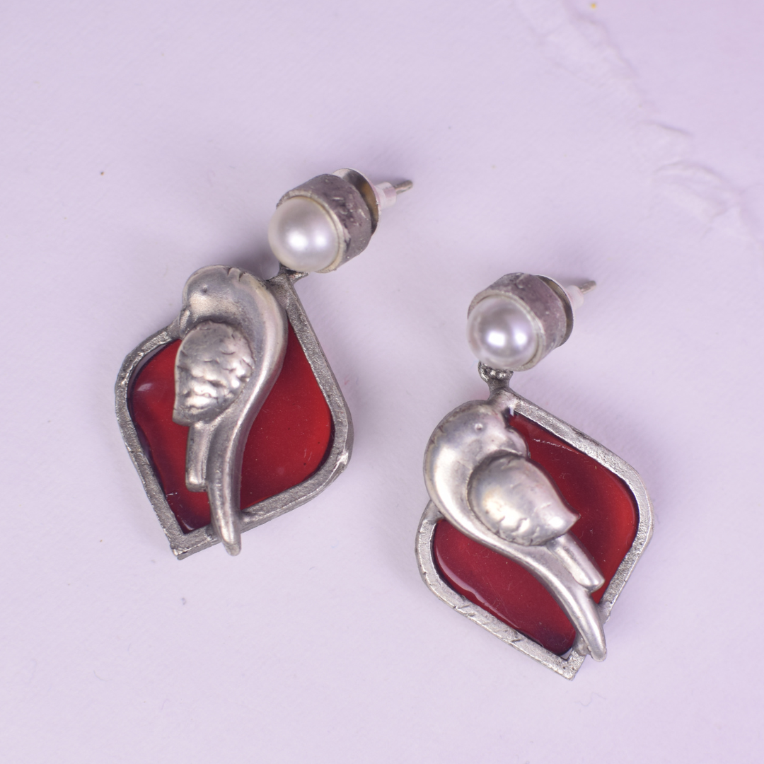 Parakeet Earrings