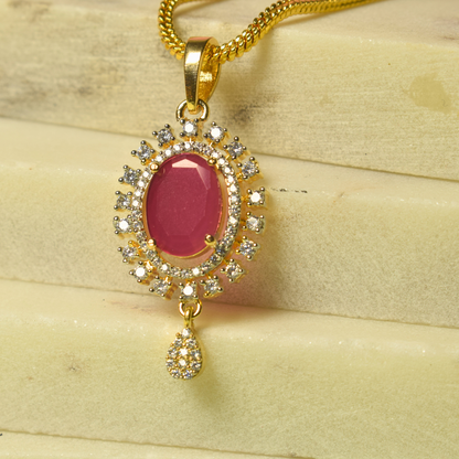 RUBY NOORVI PENDENT SET