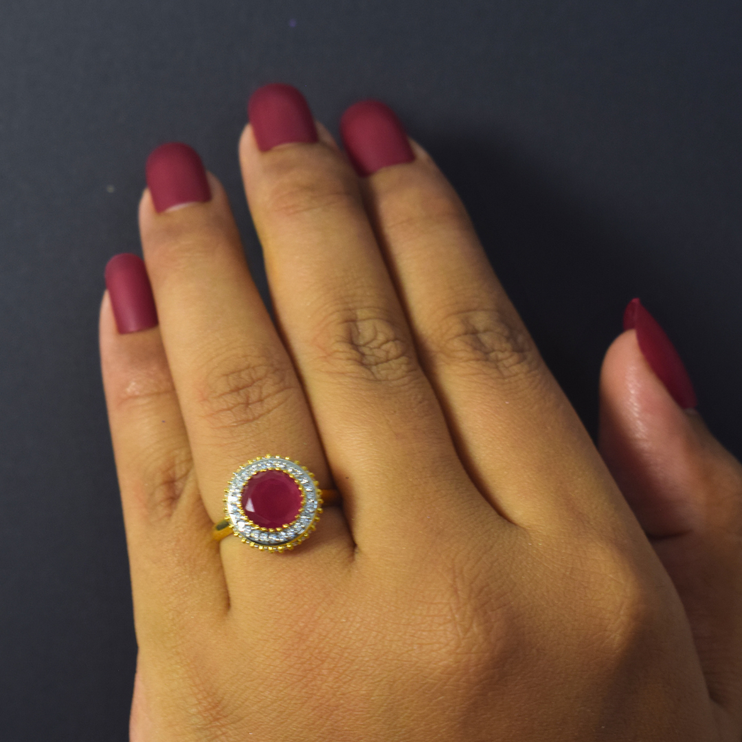 RUBY PRINCESS AD RING