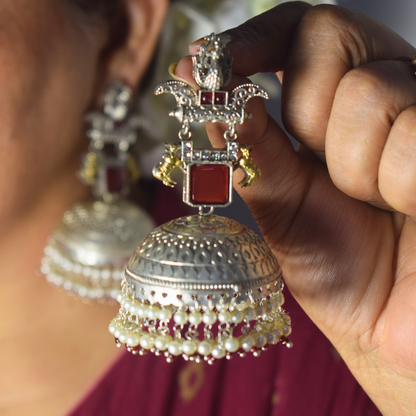 Rani Jhumka Red