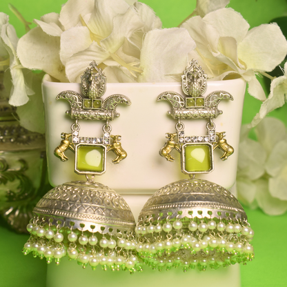 Rani Jhumka Yellow
