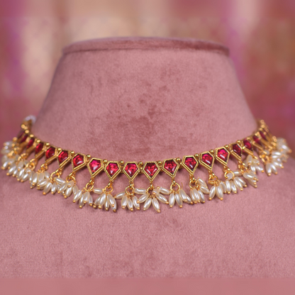 Shri Dhara Temple Jewellery Set