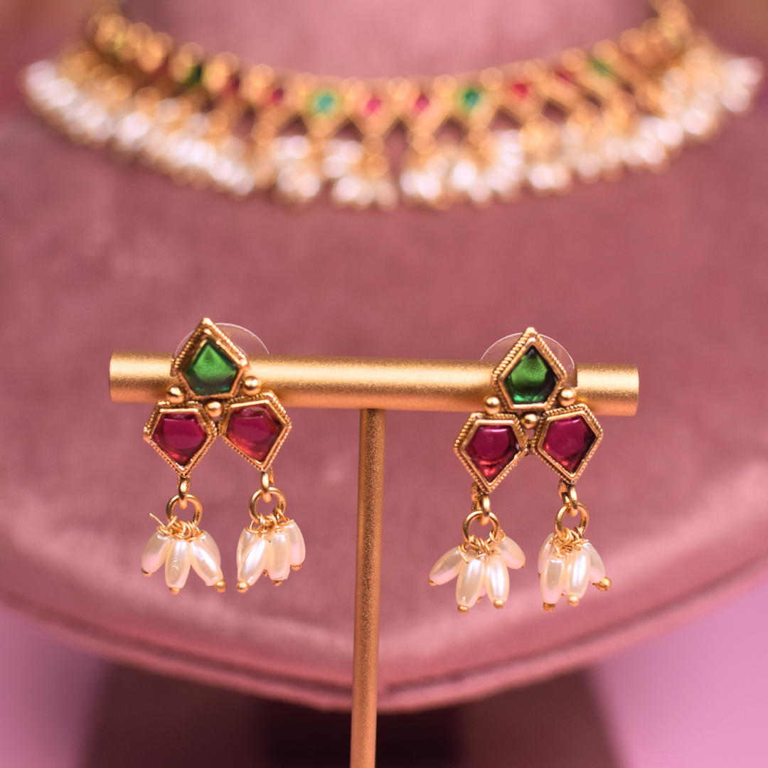 Shri Dhara Temple Jewellery Set