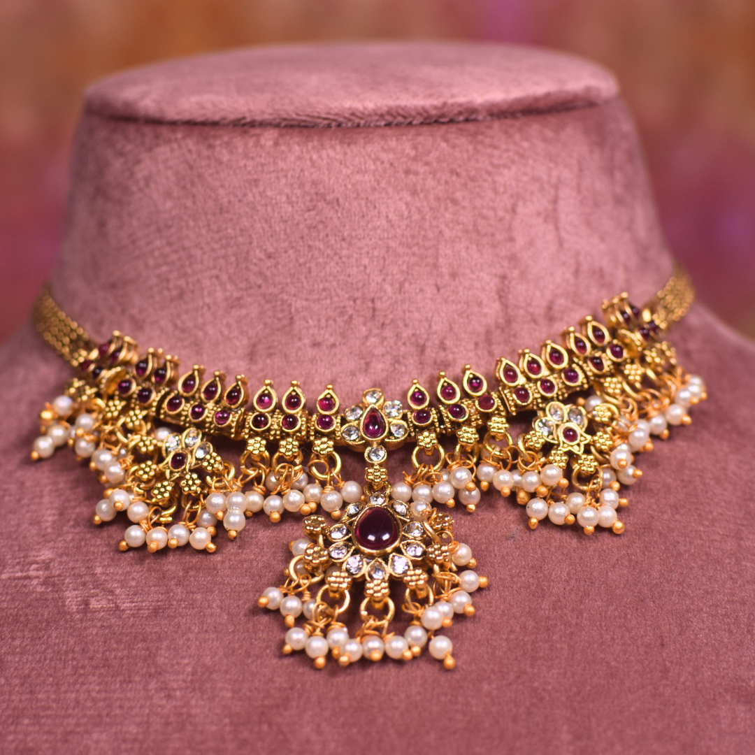 Shri Roopa Temple Jewellery Set