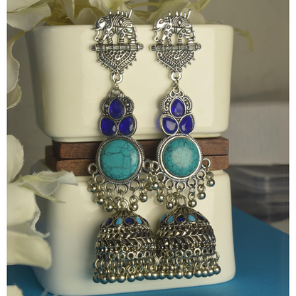 Madhuri Long Jhumkas