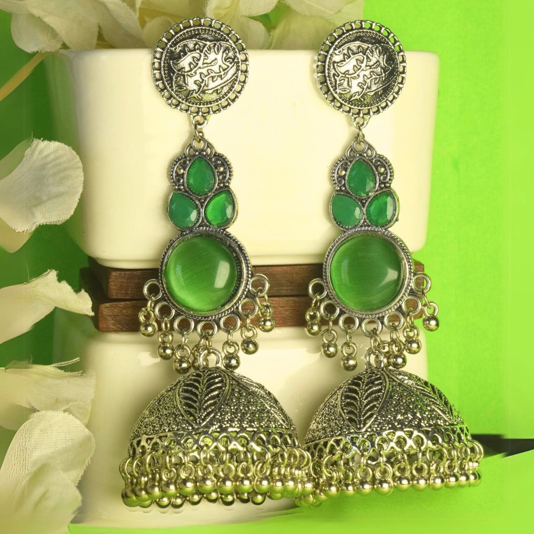 Madhuri Long Jhumkas